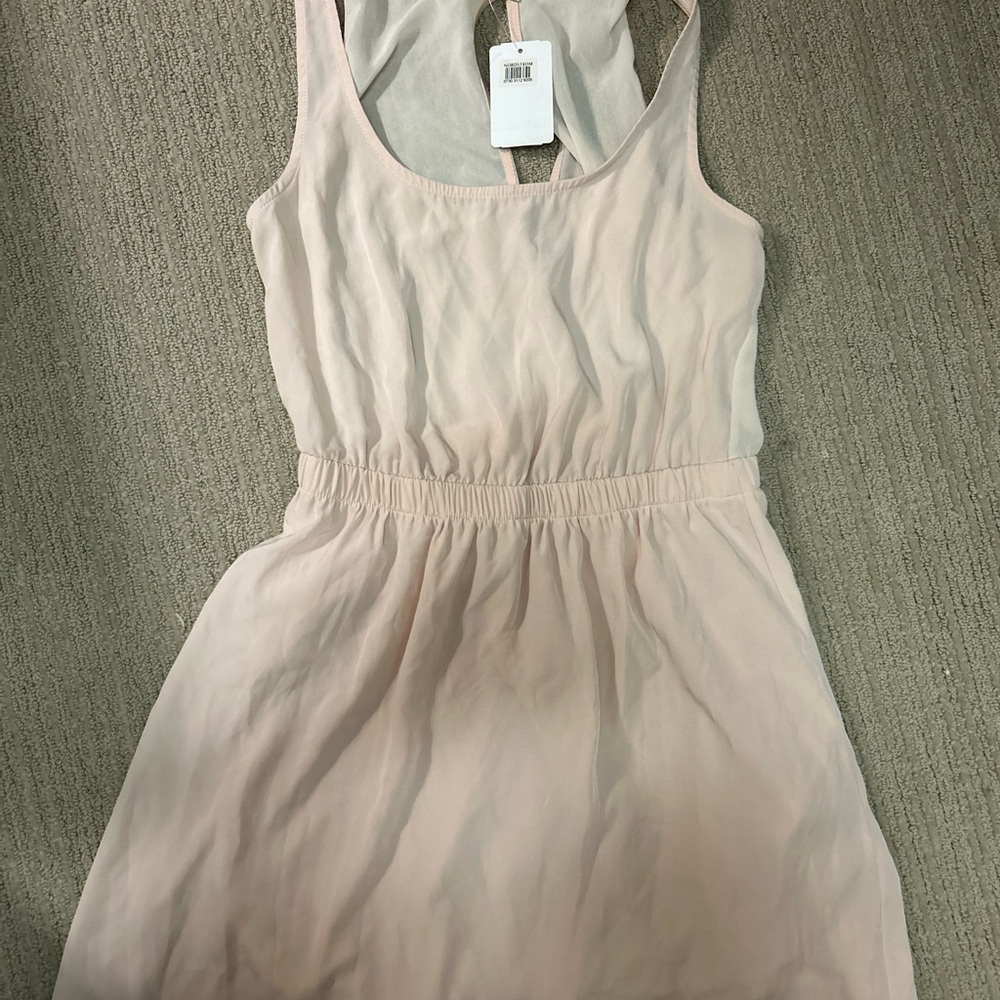 Lulu's Light Pink Midi Dress
